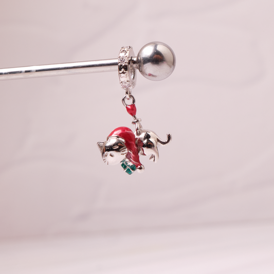 Charm Gatito Navideño