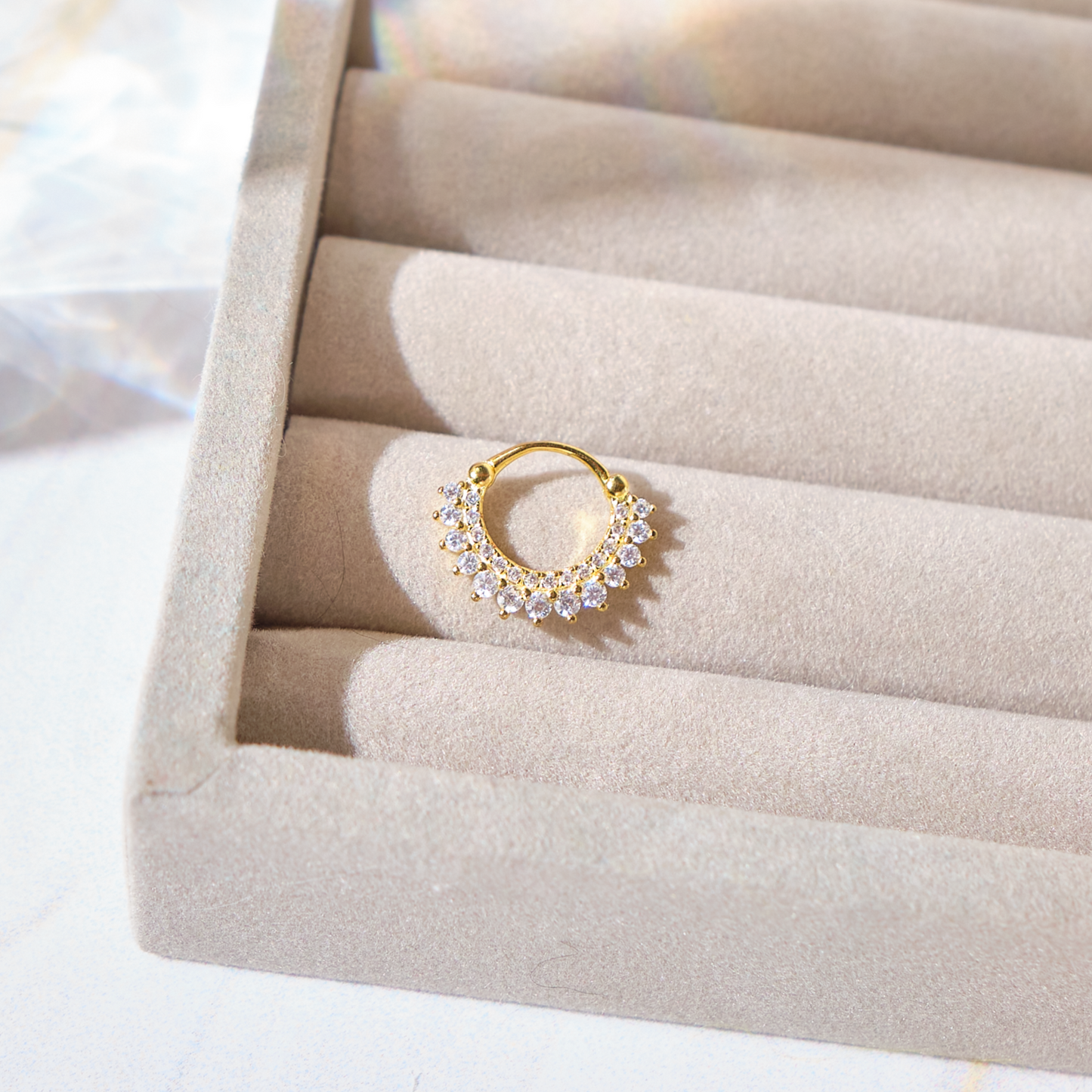 Piercing Sahara - Gold - 8mm