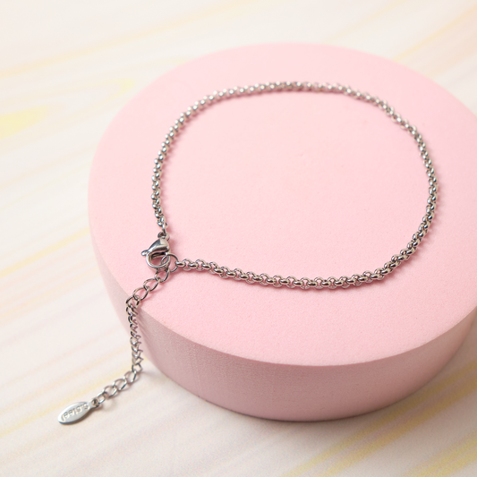 Tobillera Alice - Silver - 3mm