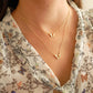 Collar Butterfly - Cristal - Gold