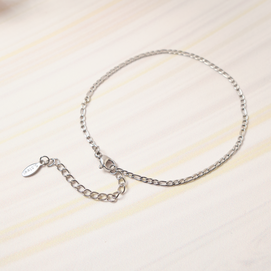 Tobillera Mia - Silver -2mm