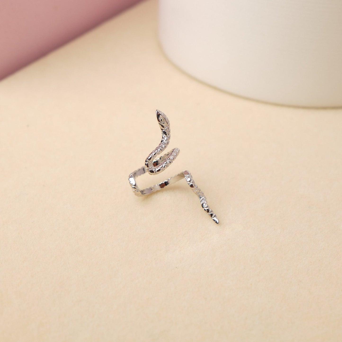 Ear cuff Serpiente - Silver