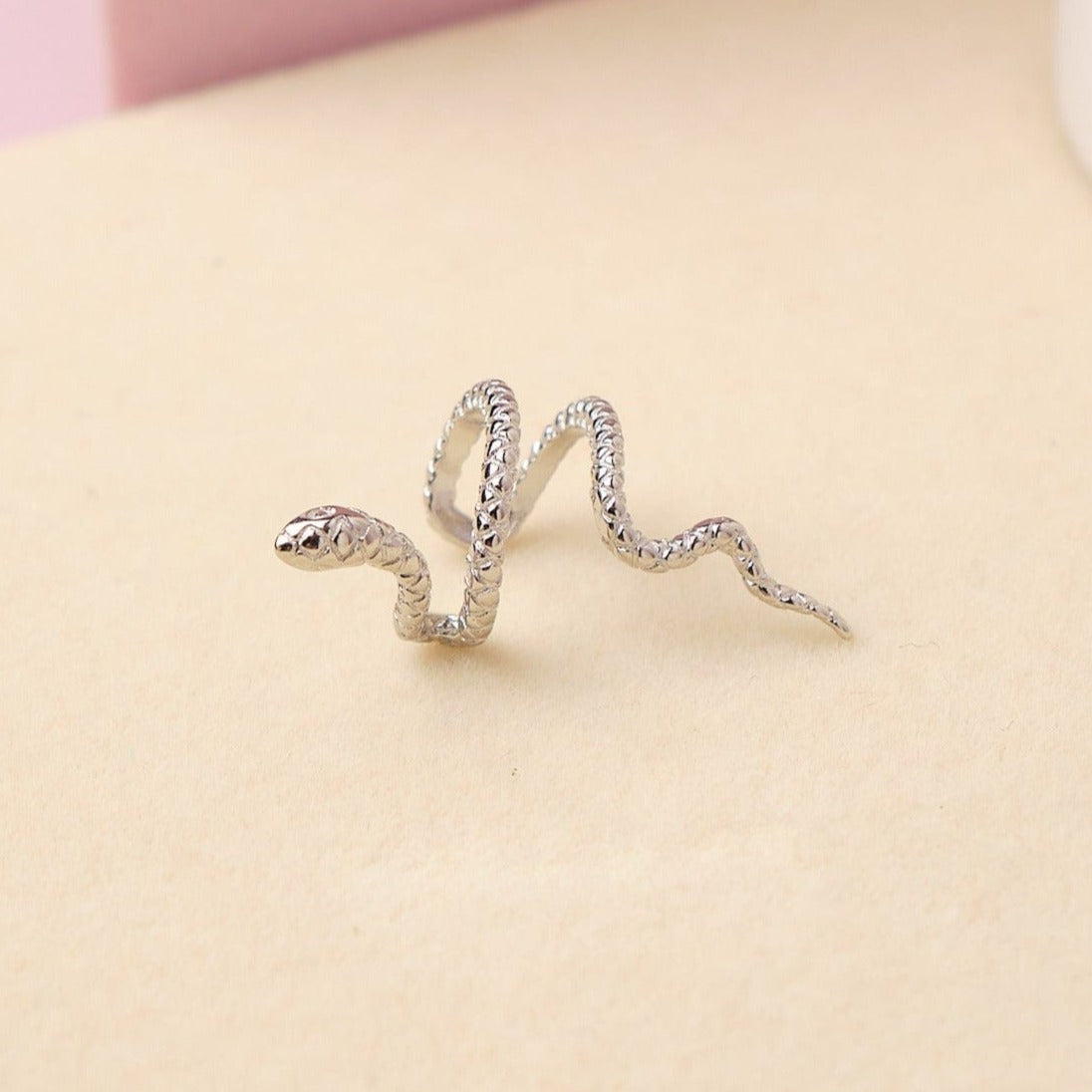 Ear cuff Serpiente - Silver