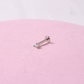 Piercing Mini Gota - Ópalo - Silver - 3mm