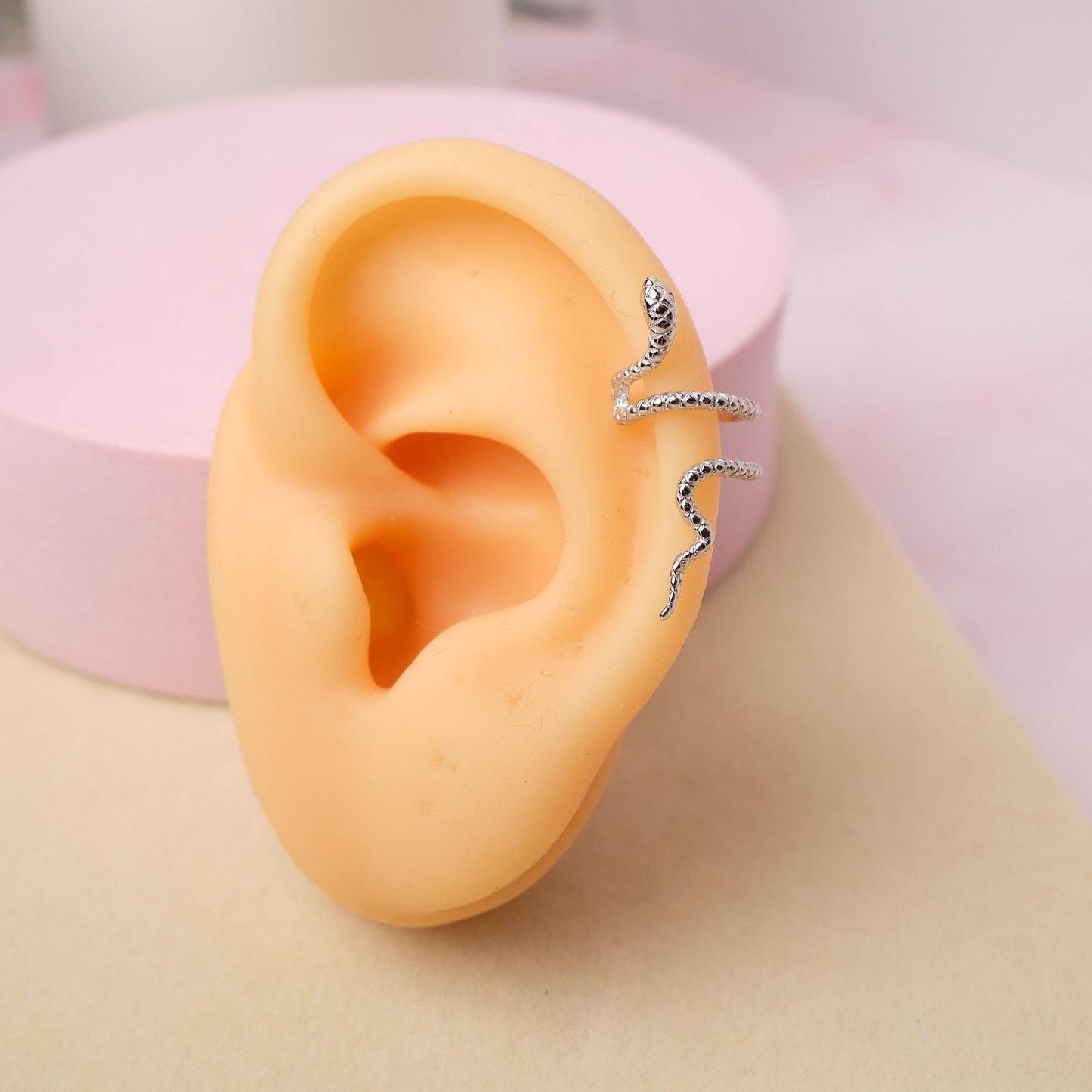 Ear cuff Serpiente - Silver