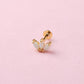Piercing Cloe - Ópalo Gold - 7x5mm