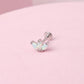 Piercing Cloe - Ópalo - Silver - 7x5 mm