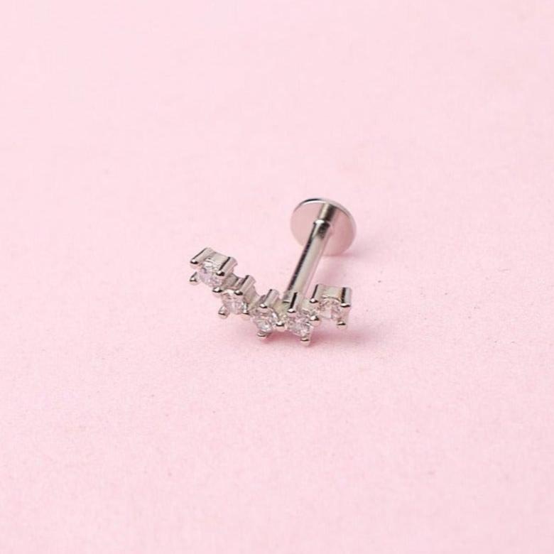 Piercing Casiopea - Silver - 10x3mm