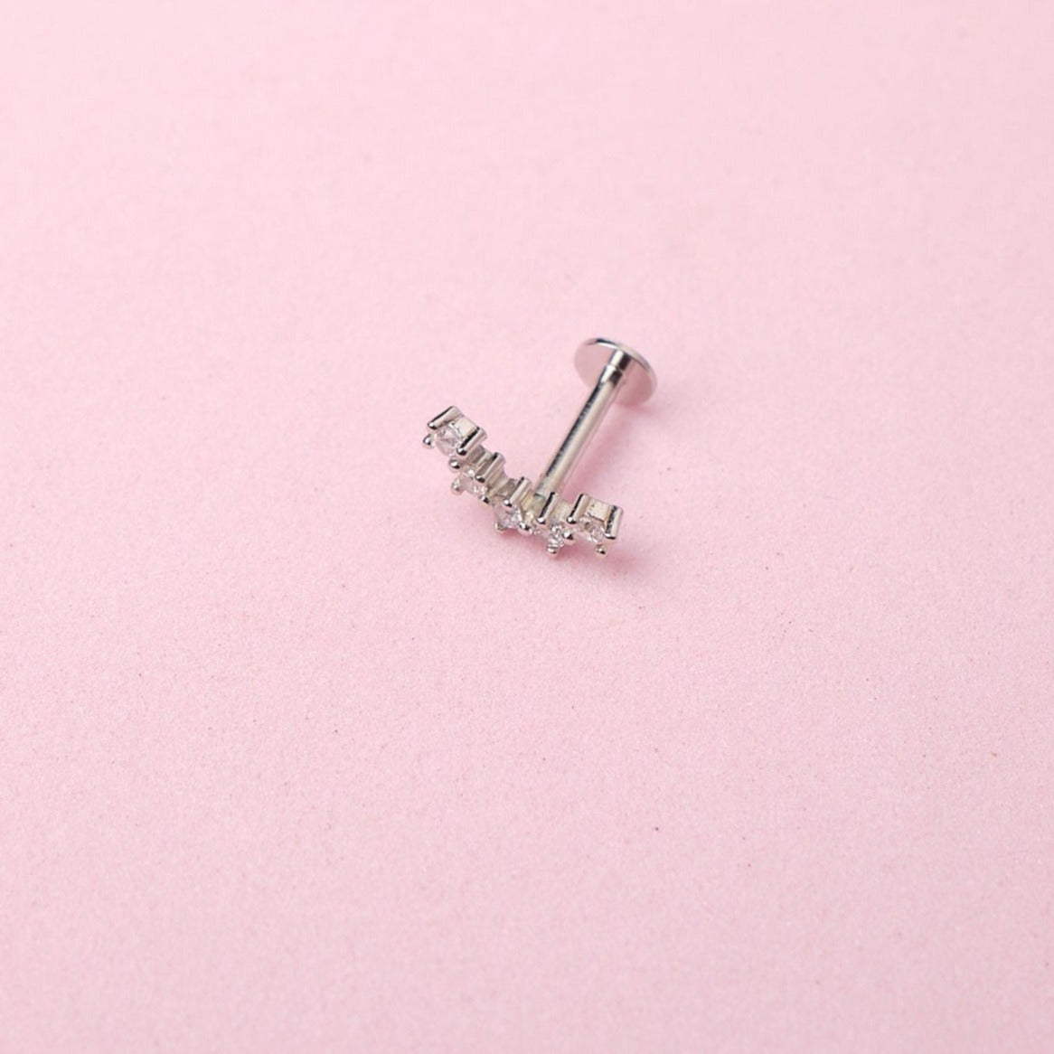Piercing Casiopea - Silver - 10x3mm