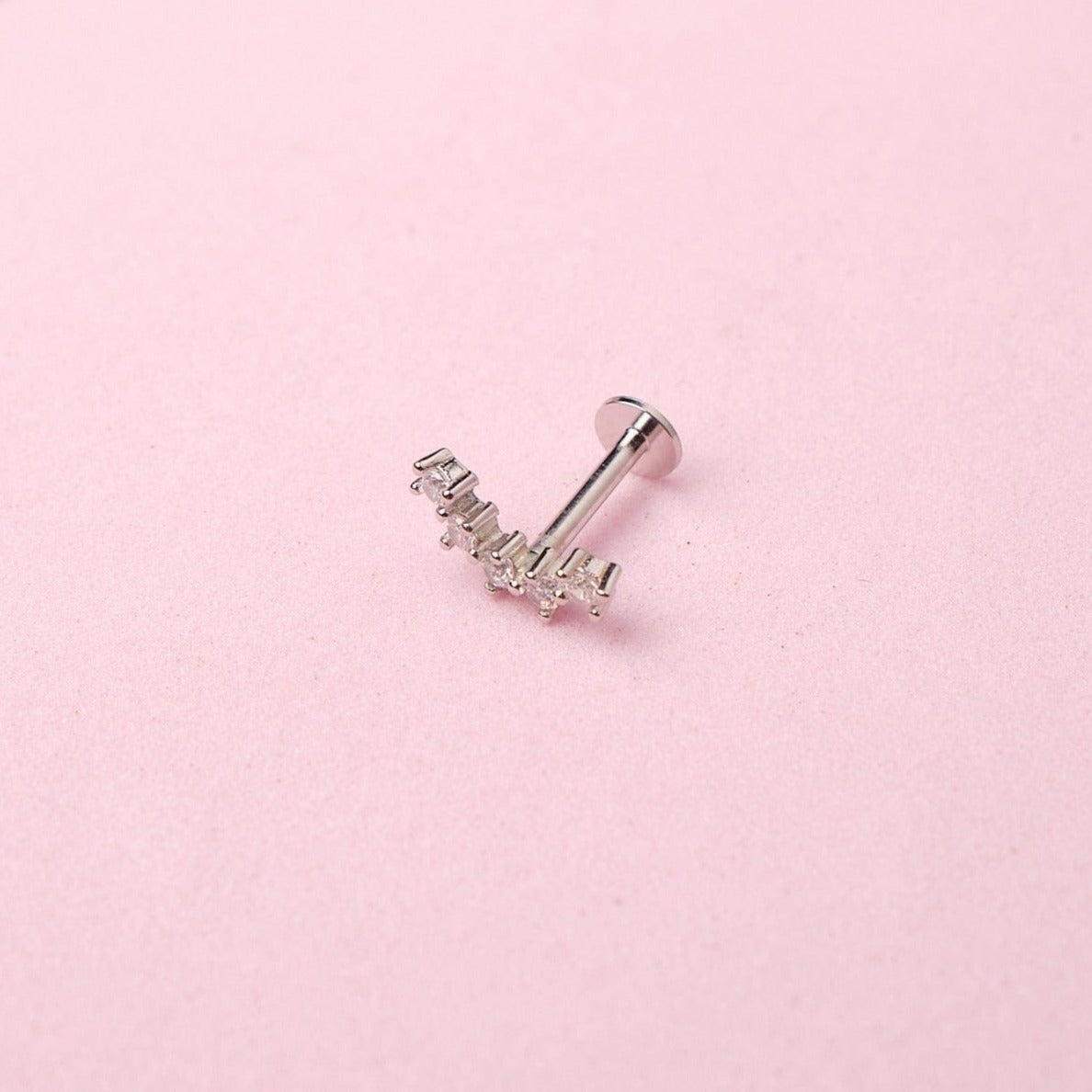 Piercing Casiopea - Silver - 10x3mm