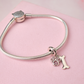 Charm Huella Perro - Rosa