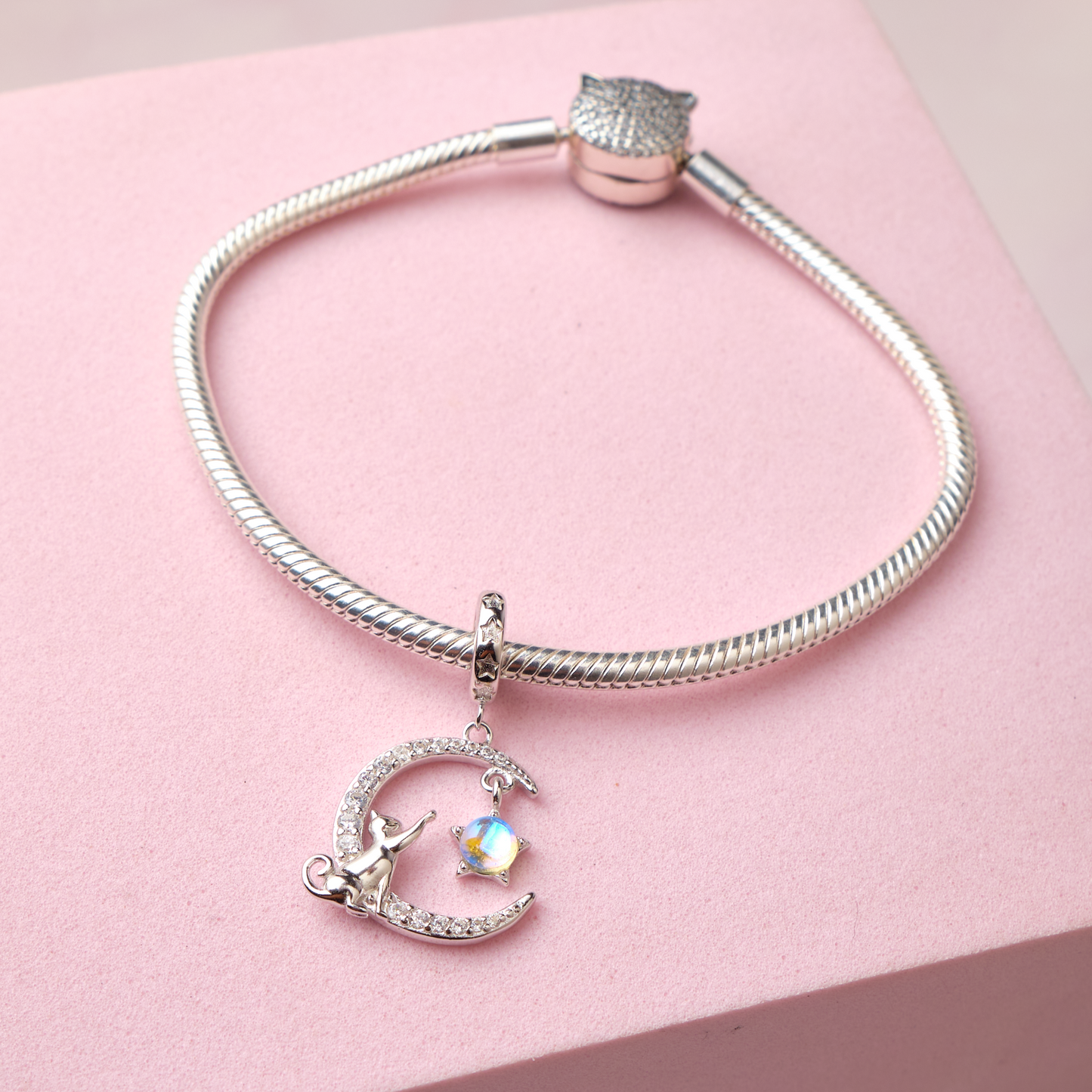 Charm Gato - Luna - Estrella