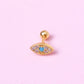 Piercing Ojo Turco - Gold -7x3mm