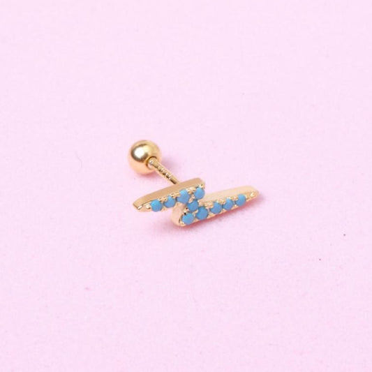 Piercing Rayo - Gold - Tuquesa - 4x11mm