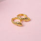Argollas Snake - Gold - 8mm - Lila
