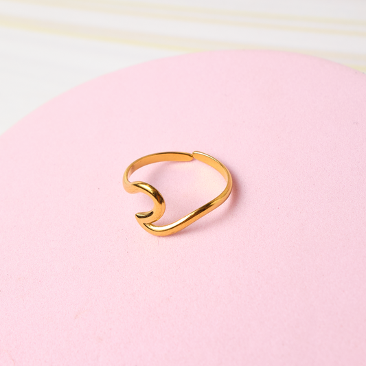 Anillo Ola Surf - Gold
