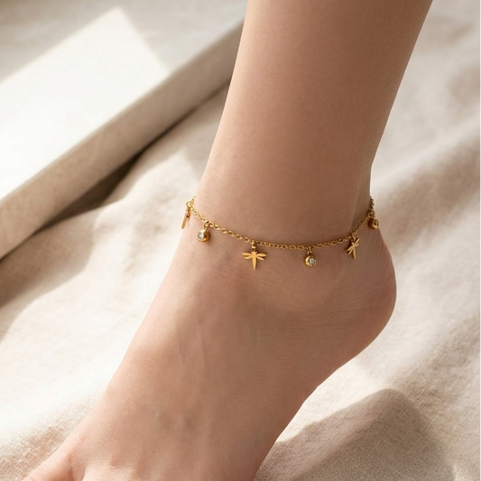 Tobillera Libélula - Gold