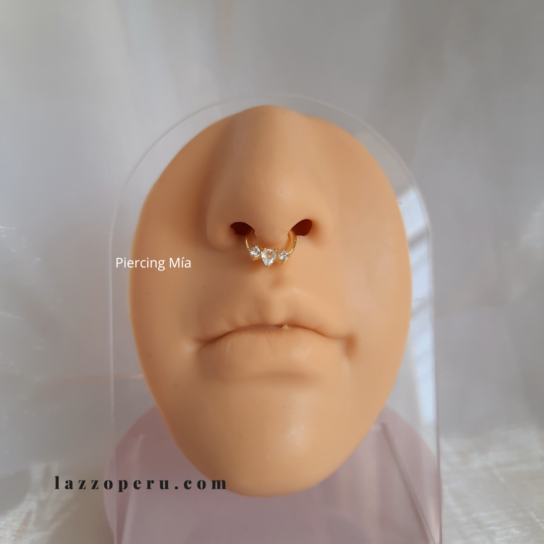 Piercing Mia - Cristal - Gold - 8mm