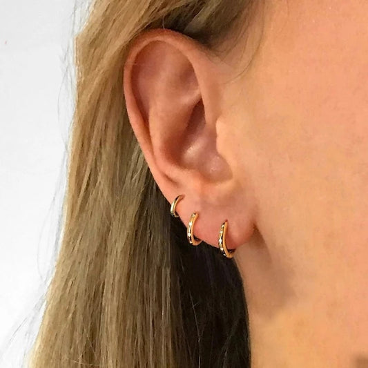 Argollas Paris - Gold - 8mm