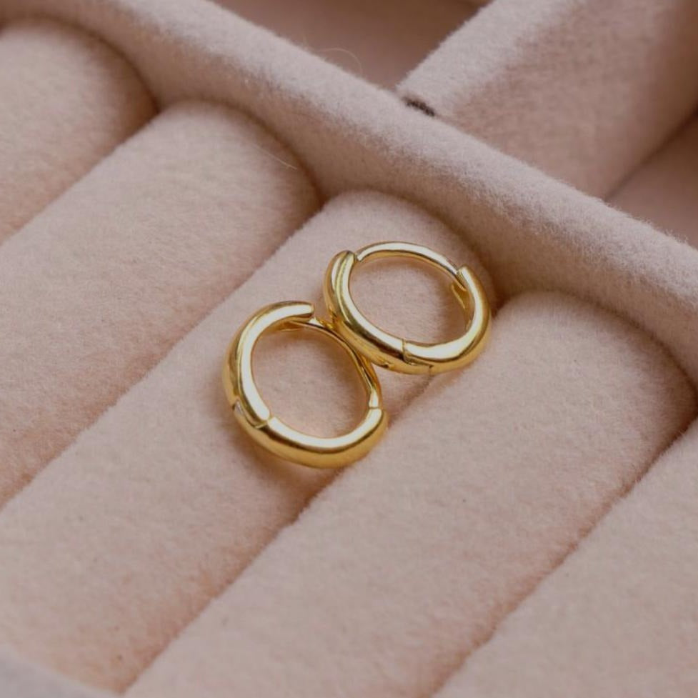 Argollas Dasha - Gold - 6mm