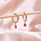 Pendientes Aura - Rainbow - Gold - 8mm