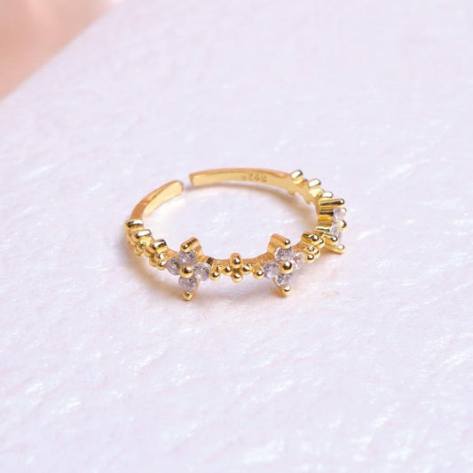 Anillo Iris - Cristal - Gold