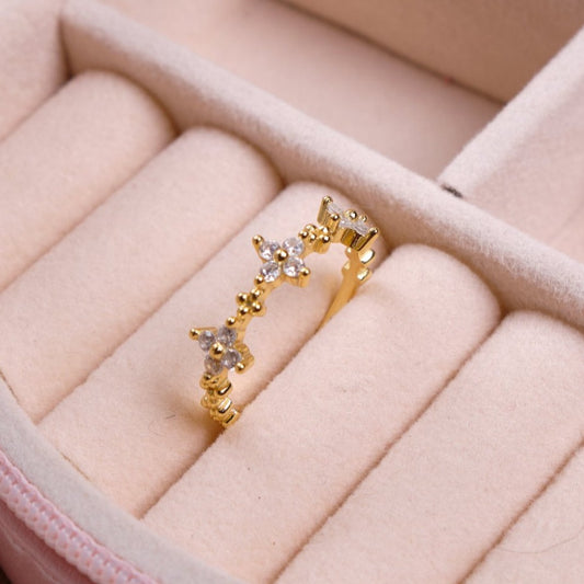 Anillo Iris - Cristal - Gold