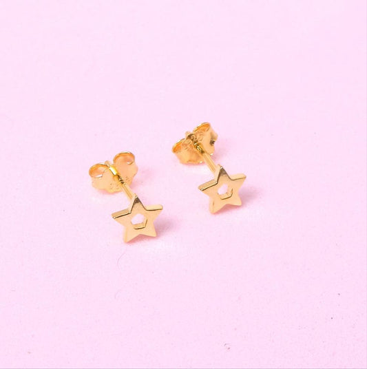 Aretes Estrella - Gold - 5mm